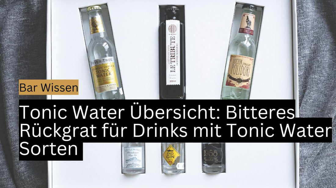 Tonic Water Übersicht: Bitteres Rückgrat für Drinks mit Tonic Water Sorten