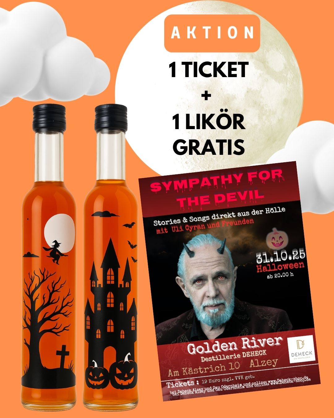 Halloween Bundle - Ticket + Schnaps