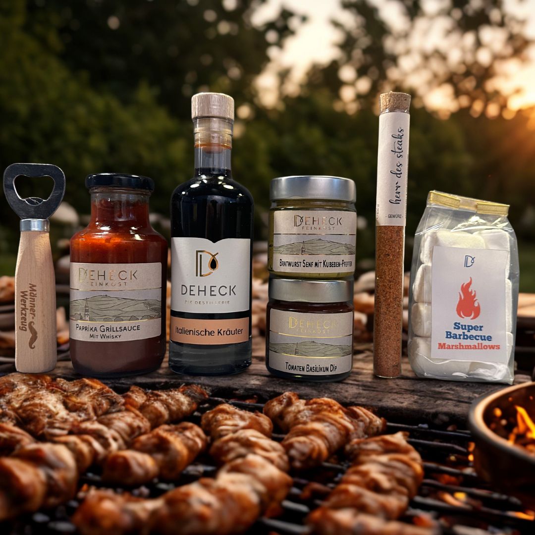 Grillfans Schlemmerbox- XXL Likör & Barbecue Set