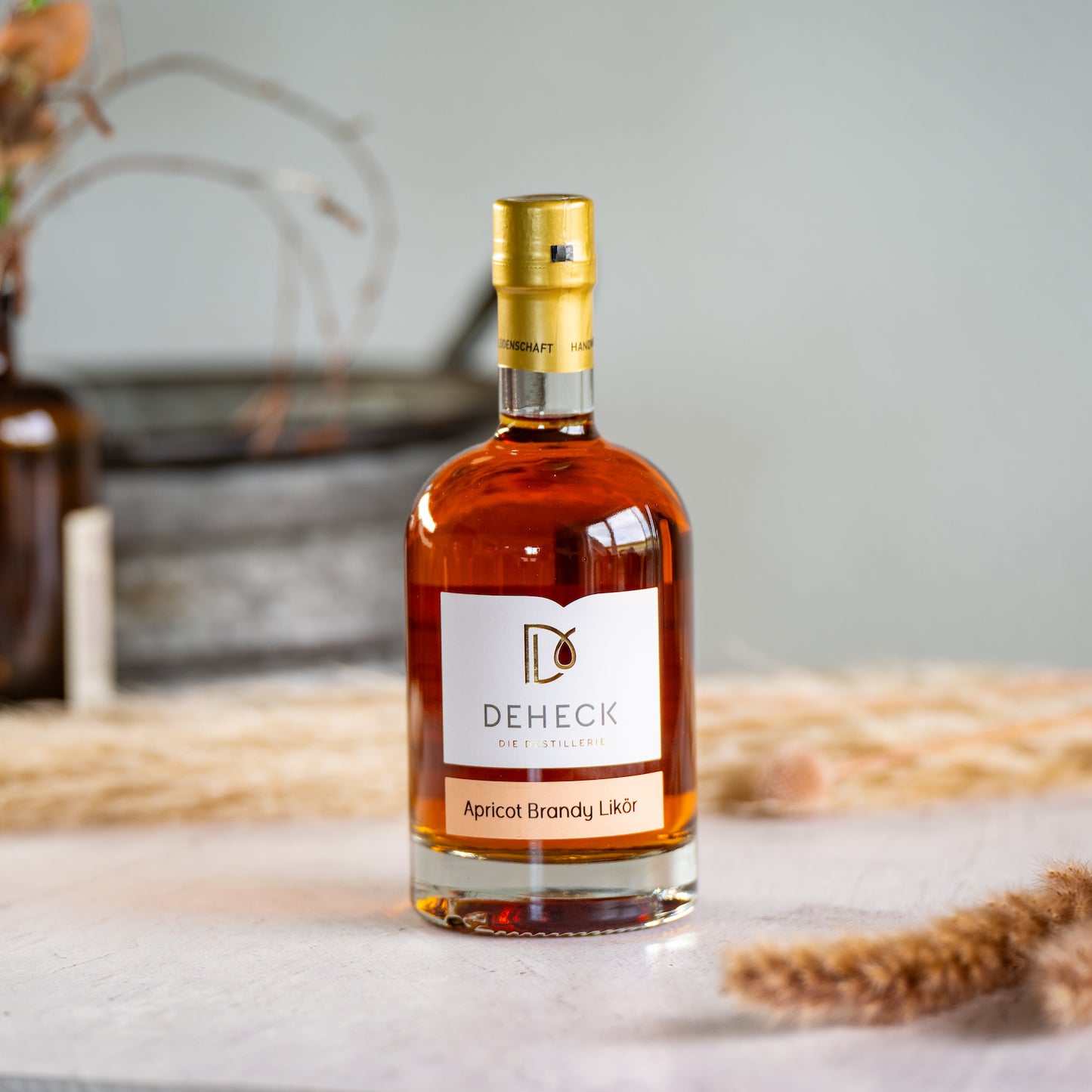500 ml Flasche Apricot Brandy von Deheck