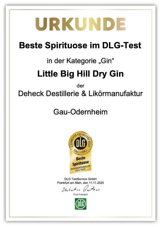 Little Big Hill Gin | Dry Gin aus Rheinhessen | 42%