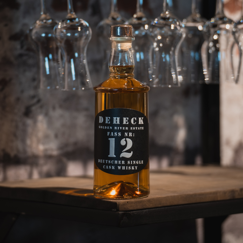 Fass #12 Deutscher Single Cask Whisky "Golden River Estate"