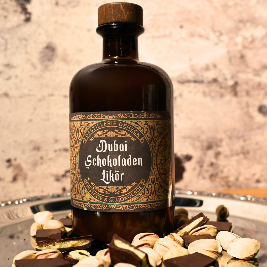 Dubai Schokolade Sahnelikör | authentischer Dubai Likör wie die Trend-Schokolade | 15%