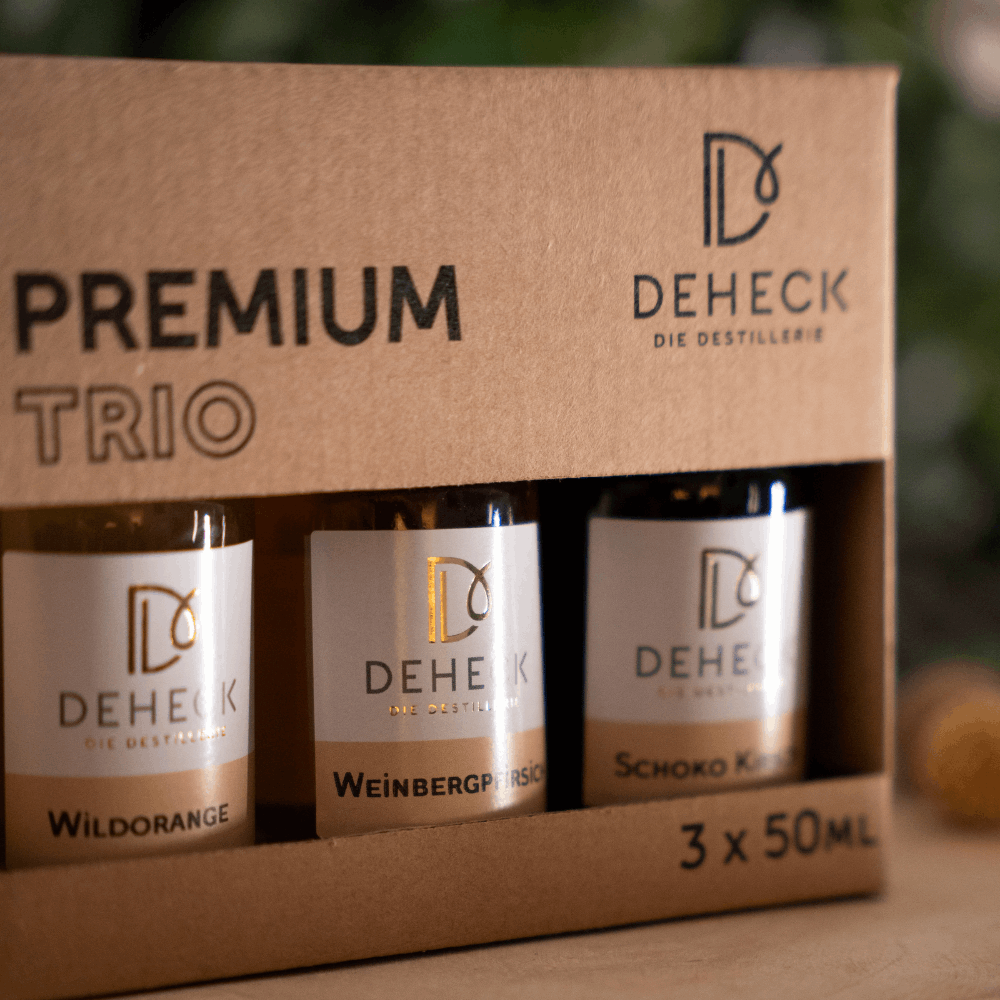 Frucktliköre Geschenk von Deheck: 3 fruchtige Liköre