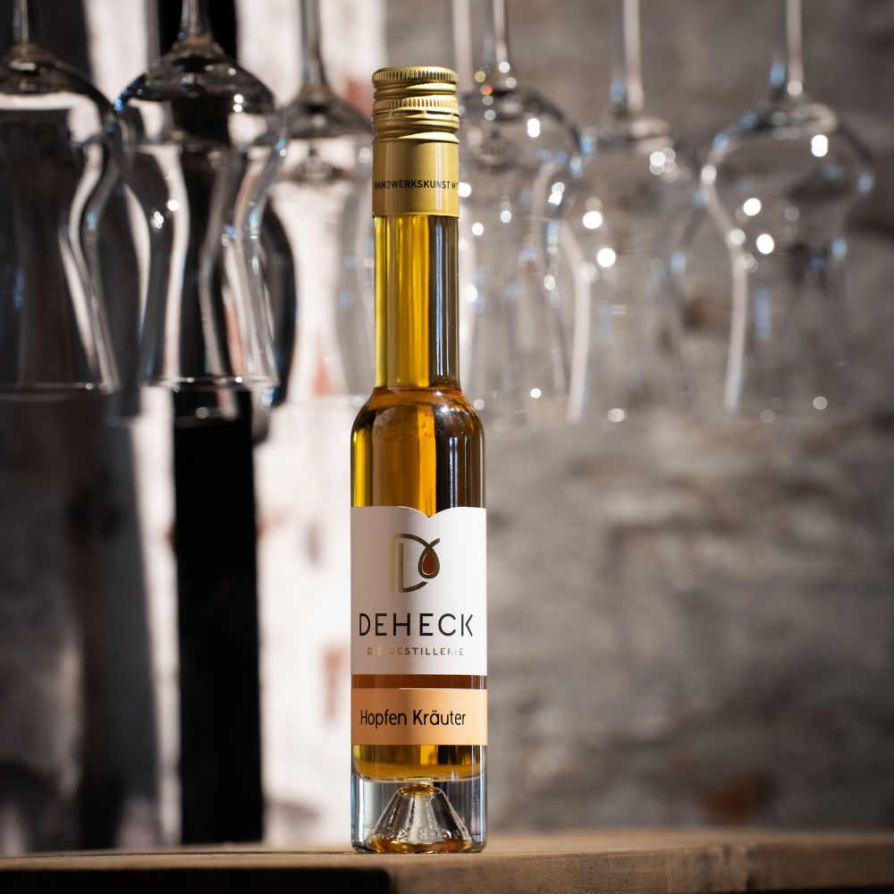 Hopfen Honig Kräuter Likör | Kräuter Schnaps mit fein-süßer Note | 50%