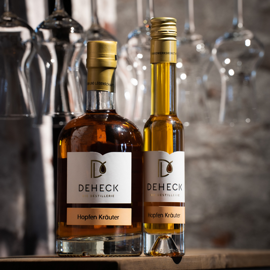 Hopfen Honig Kräuter Likör | Kräuter Schnaps mit fein-süßer Note | 50%