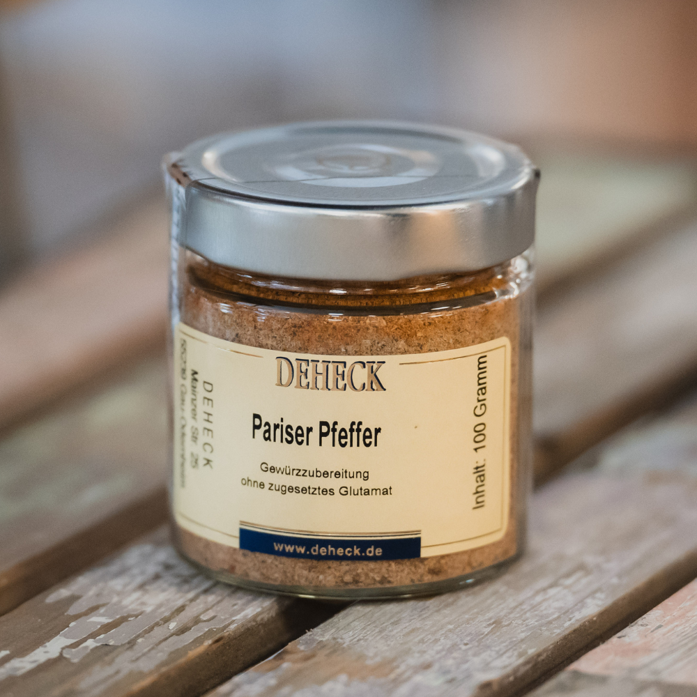 Pariser Pfeffer - Feinkost Manufaktur Gewürze von Deheck – Destillerie ...