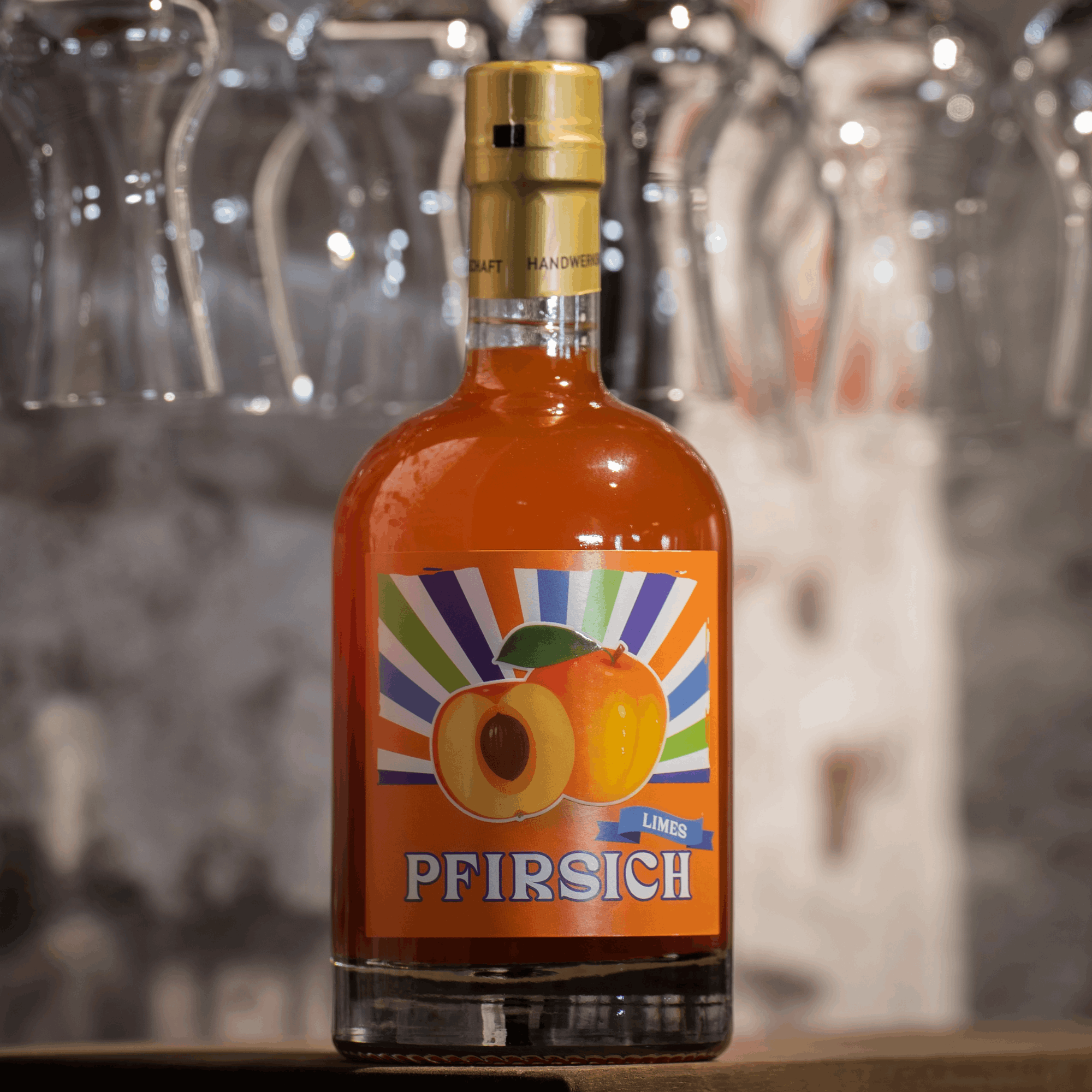 Pfirsich Limes – Destillerie &amp; Likörmanufaktur Deheck