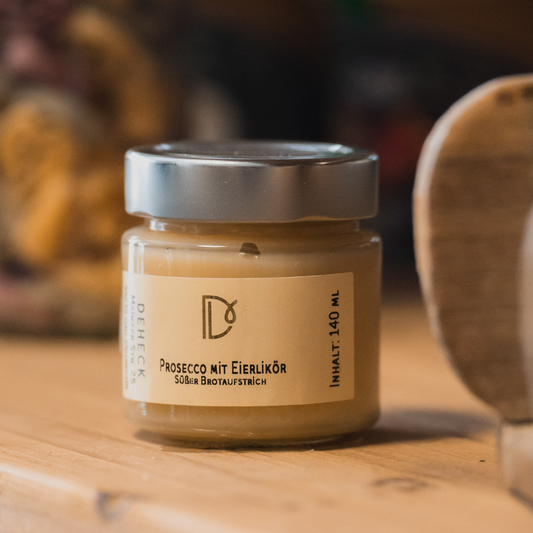 Prosecco mit Eierlikör Aufstrich