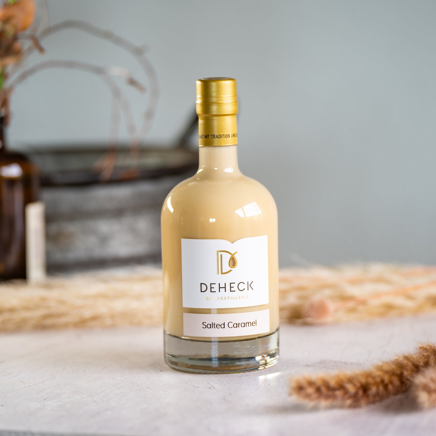 Salted Caramel Likör von Deheck in der 500 ml Flasche