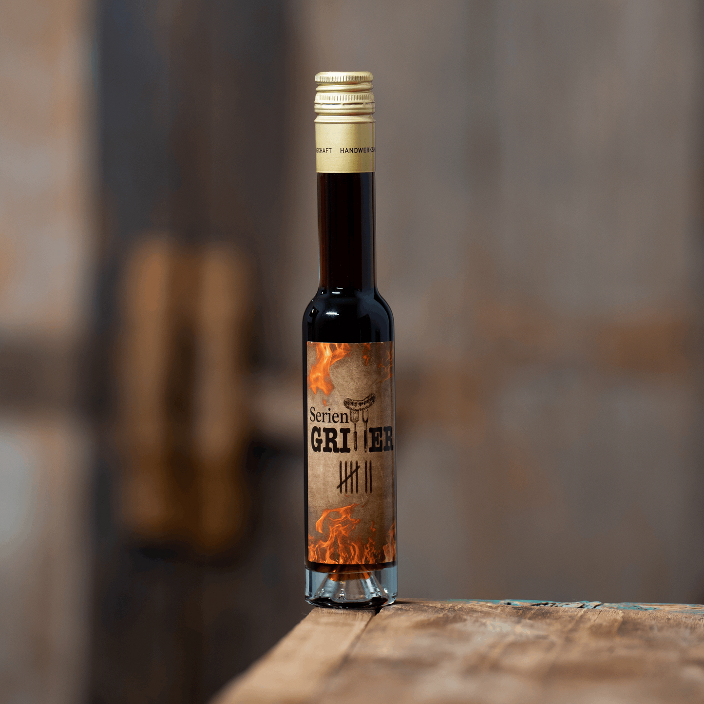 Deheck Geschenkidee Grillserie mit Kräuter Likör aus der Destillerie und Likörmanufaktur Deheck Geschenk mit Alkohol