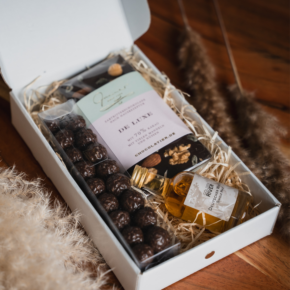 kleines Whisky Geschenkset - Deheck Feinkost und Whisky