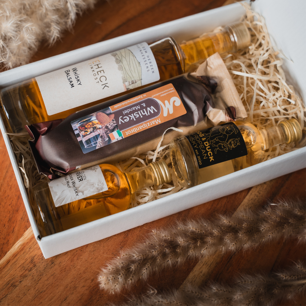 großes Whisky Geschenkset - Deheck Feinkost und Whisky