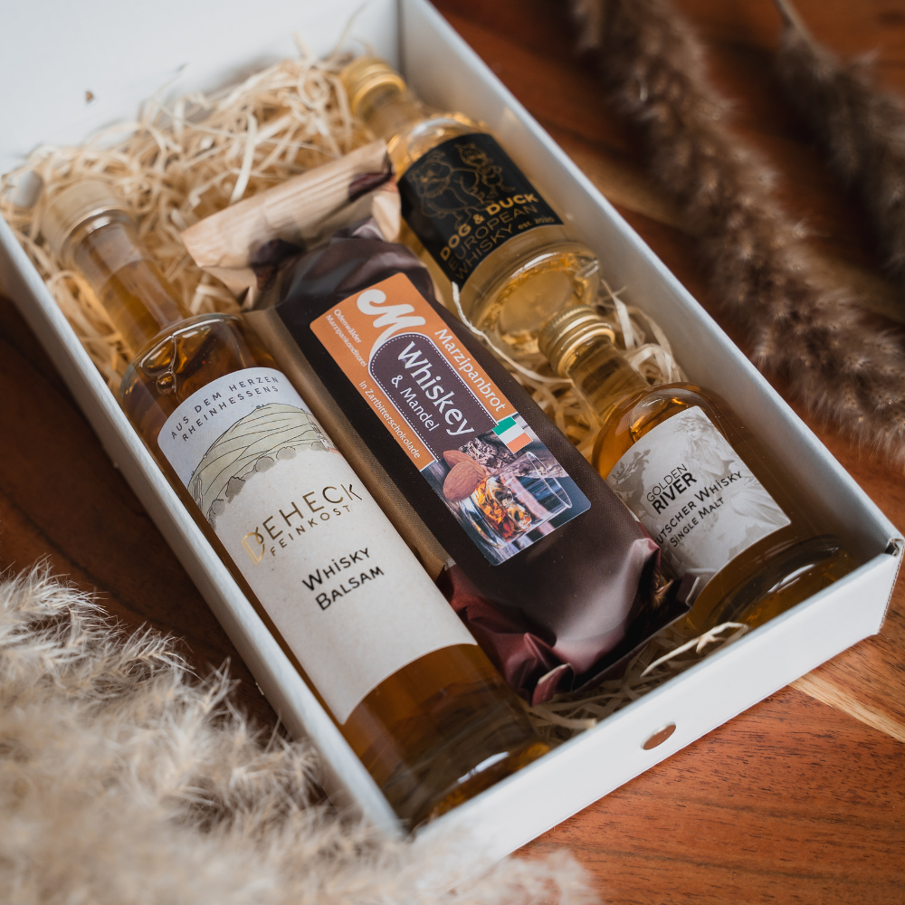 großes Whisky Geschenkset - Feinkost & Whisky