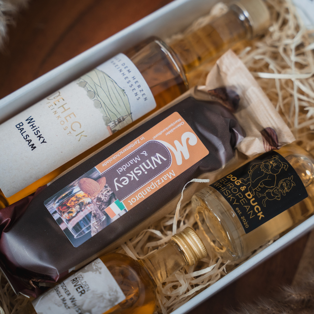 großes Whisky Geschenkset - Feinkost & Whisky