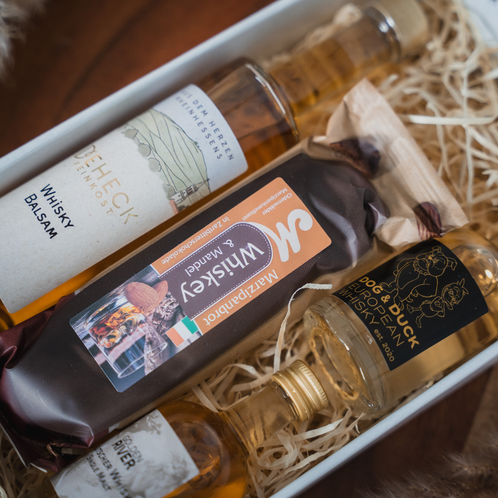 großes Whisky Geschenkset - Deheck Feinkost und Whisky