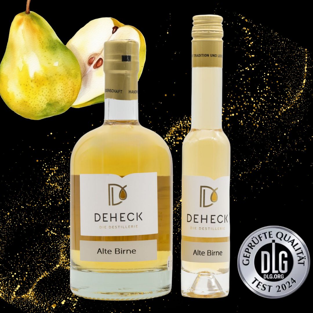 Alte Birne Spirituose | Birnen Schnaps der vollreifen Frucht | 35%