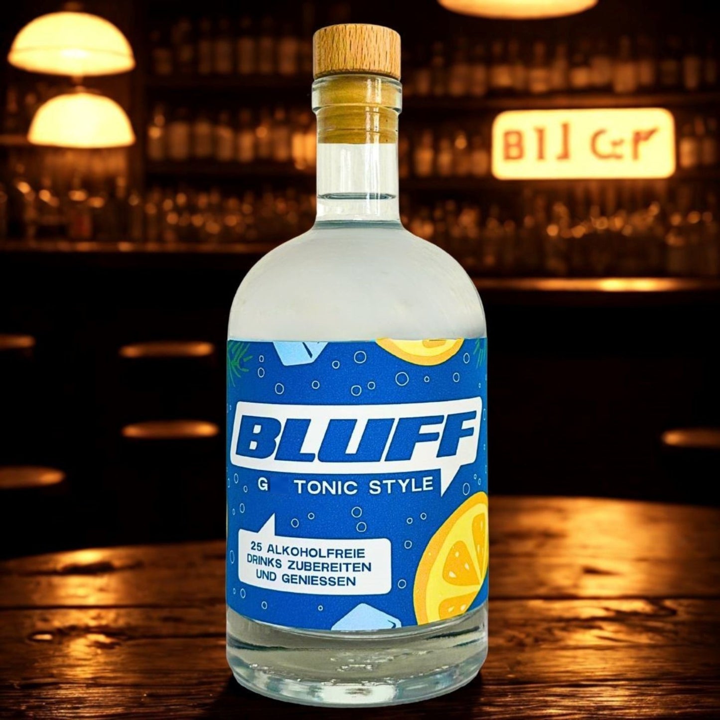 BLUFF Sirup G-Tonic Style | 25 Virgin G-Tonic Drinks zum Mixen je Flasche