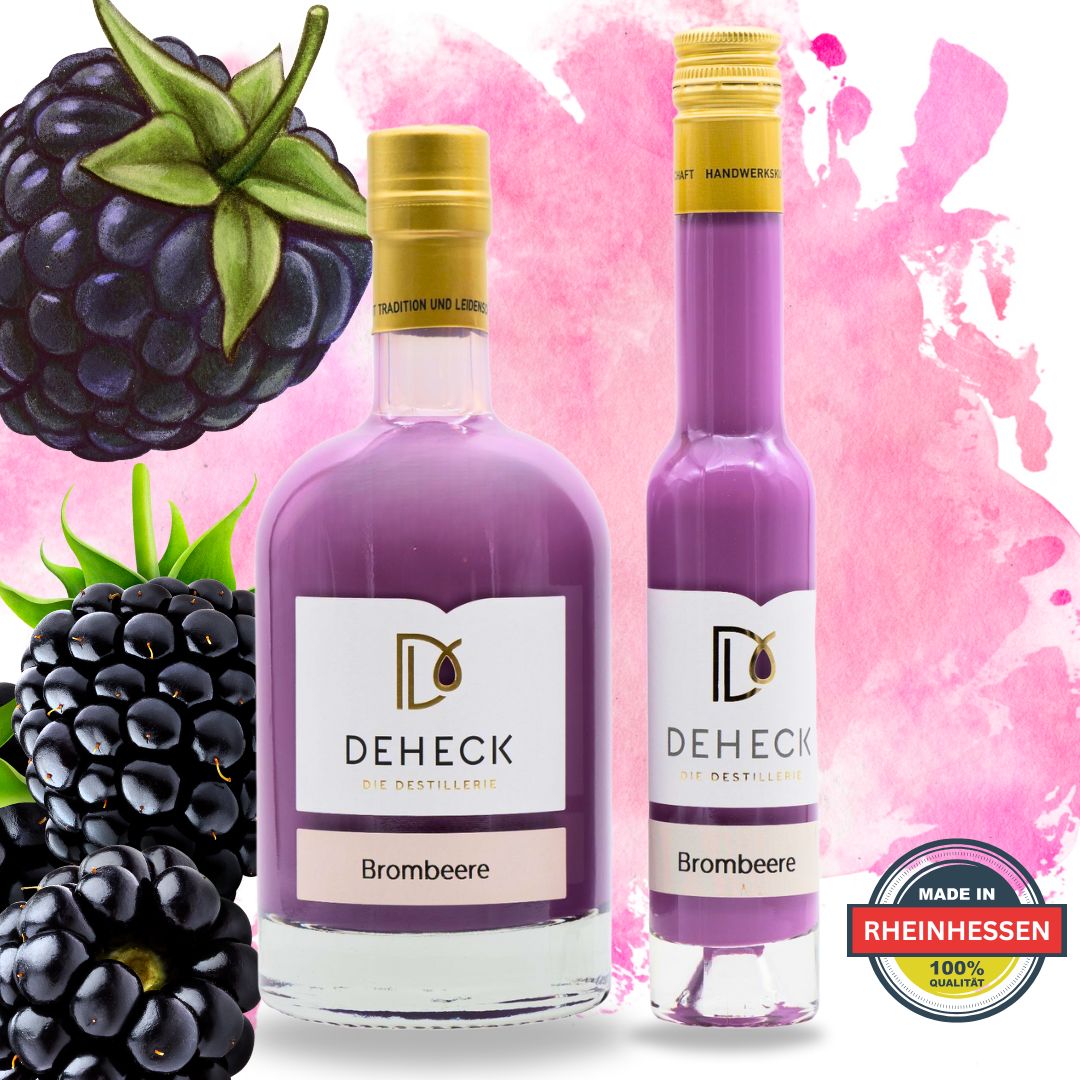 Brombeer Sahnelikör | fruchtiger Brombeere Likör in cremiger Sahne | 15%