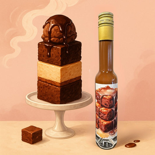 Dessert Likör kaufen und cremigen Brownie-Likör genießen - besonderer Kuchen-Likör von Deheck