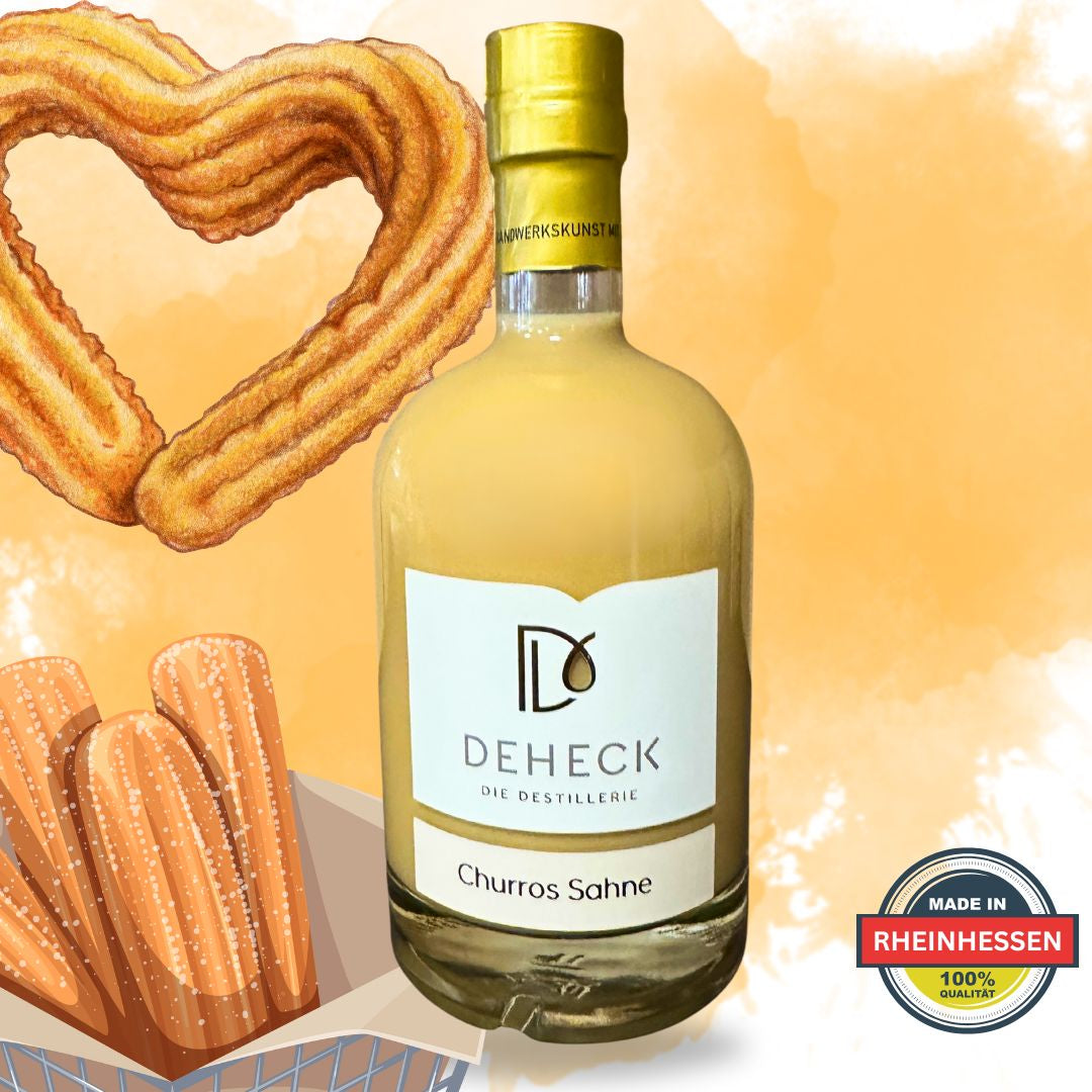 Churros Sahnelikör | cremiger Churro Likör wie das spanische Trend Gebäck | 15%