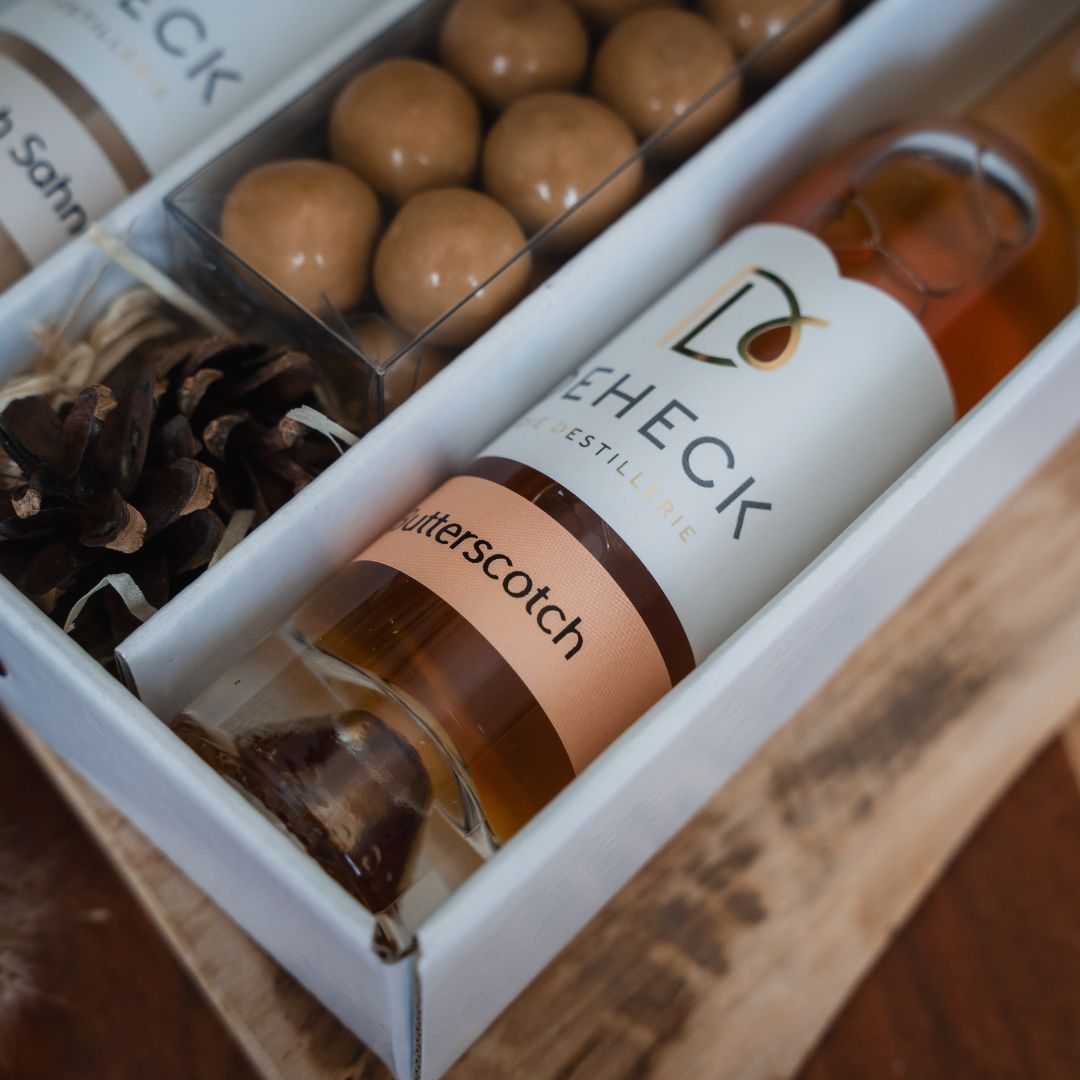 Butterscotch Geschenk-Set | Butterscotch Liköre & Butter-Scotch Süßigkeit