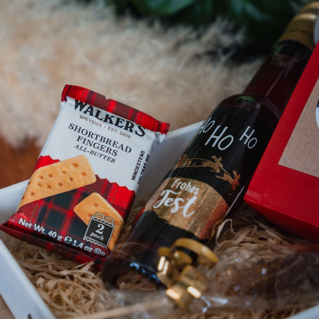 Tee Weihnachtsgeschenk | weihnachtlicher Tee, Schokolade und Likör