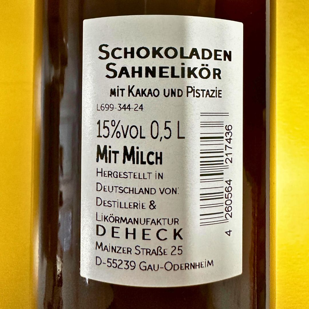 Dubai Schokolade Sahnelikör | authentischer Dubai Likör wie die Trend-Schokolade | 15%