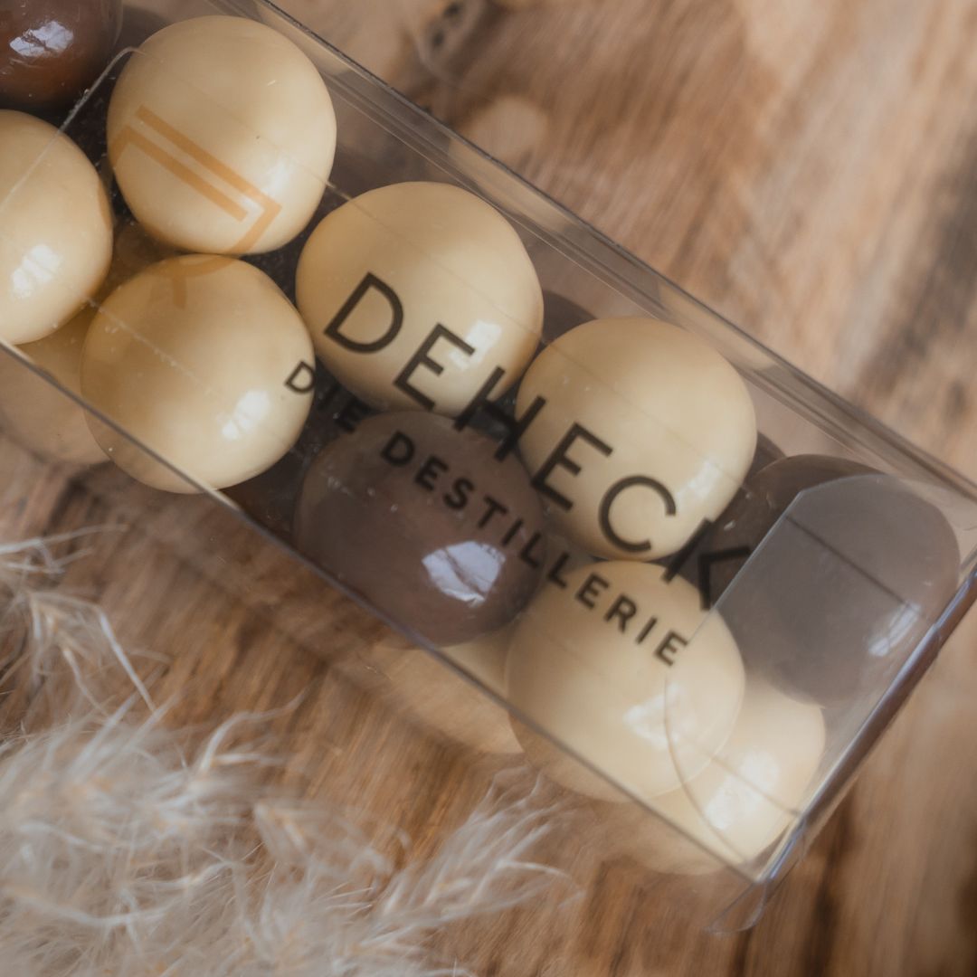 Grappa Kugeln | gefüllte Schokolade mit Grappa di Prosecco