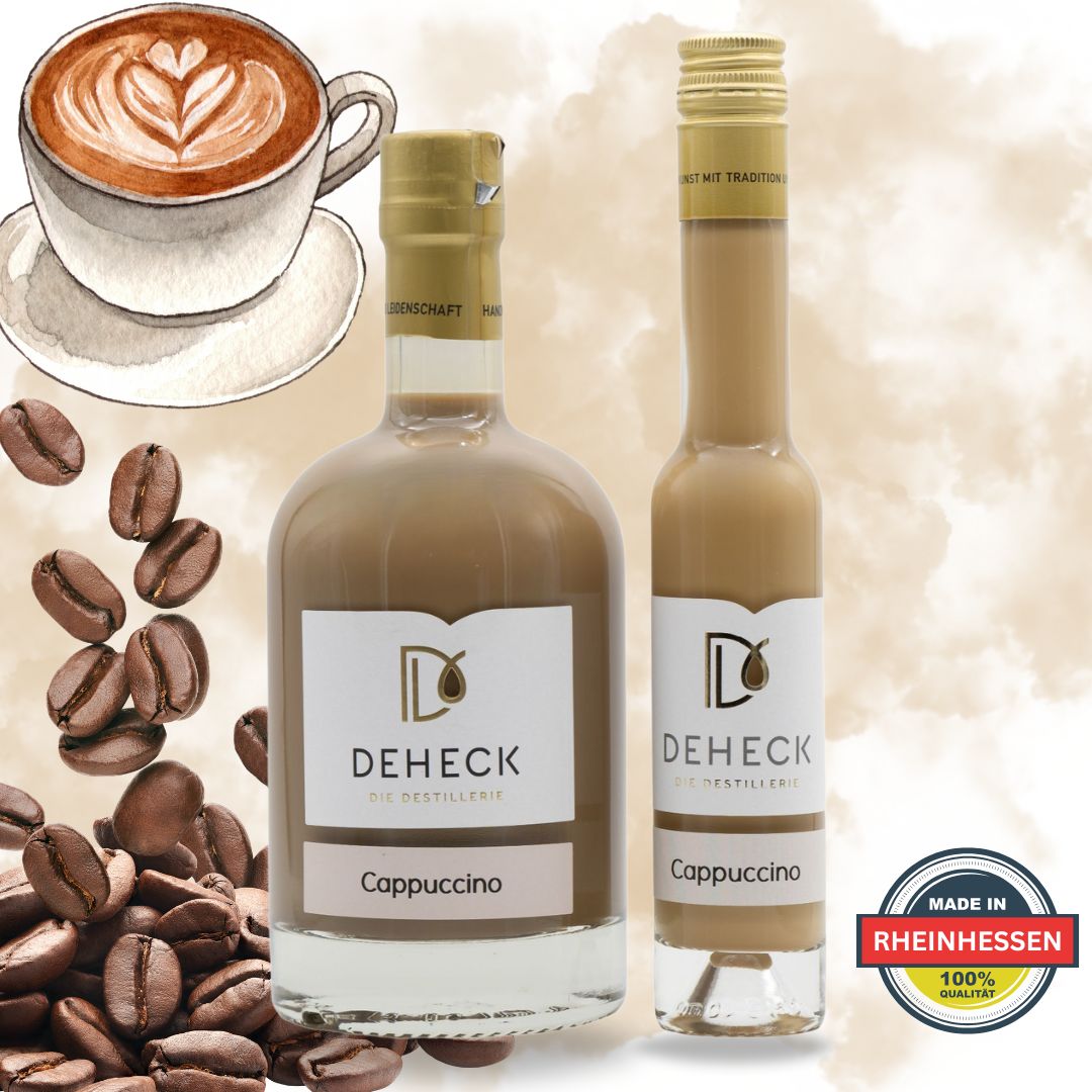 ☕ Cappuccino Likör von DEHECK | cremiger Kaffee Sahnelikör Cappu Style ... ☕ Cappuccino Likör von DEHECK | cremiger Kaffee Sahnelikör Cappu Style ...