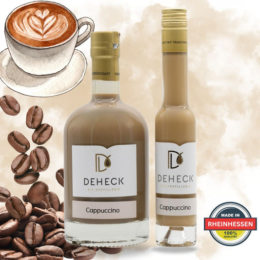Cappuccino Sahnelikör | intensiver Kaffee Likör in cremiger Sahne | 15%