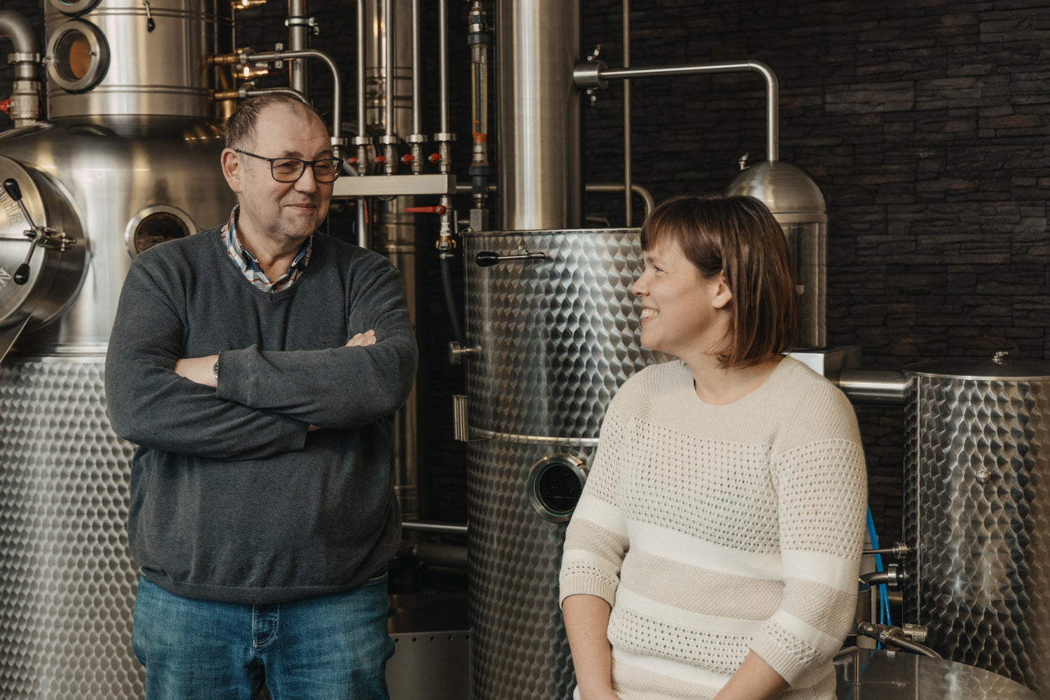 Karl-Peter Deheck und Barbara Deheck von der Destillerie und Likörmanufaktur Deheck aus Gau-Odernheim