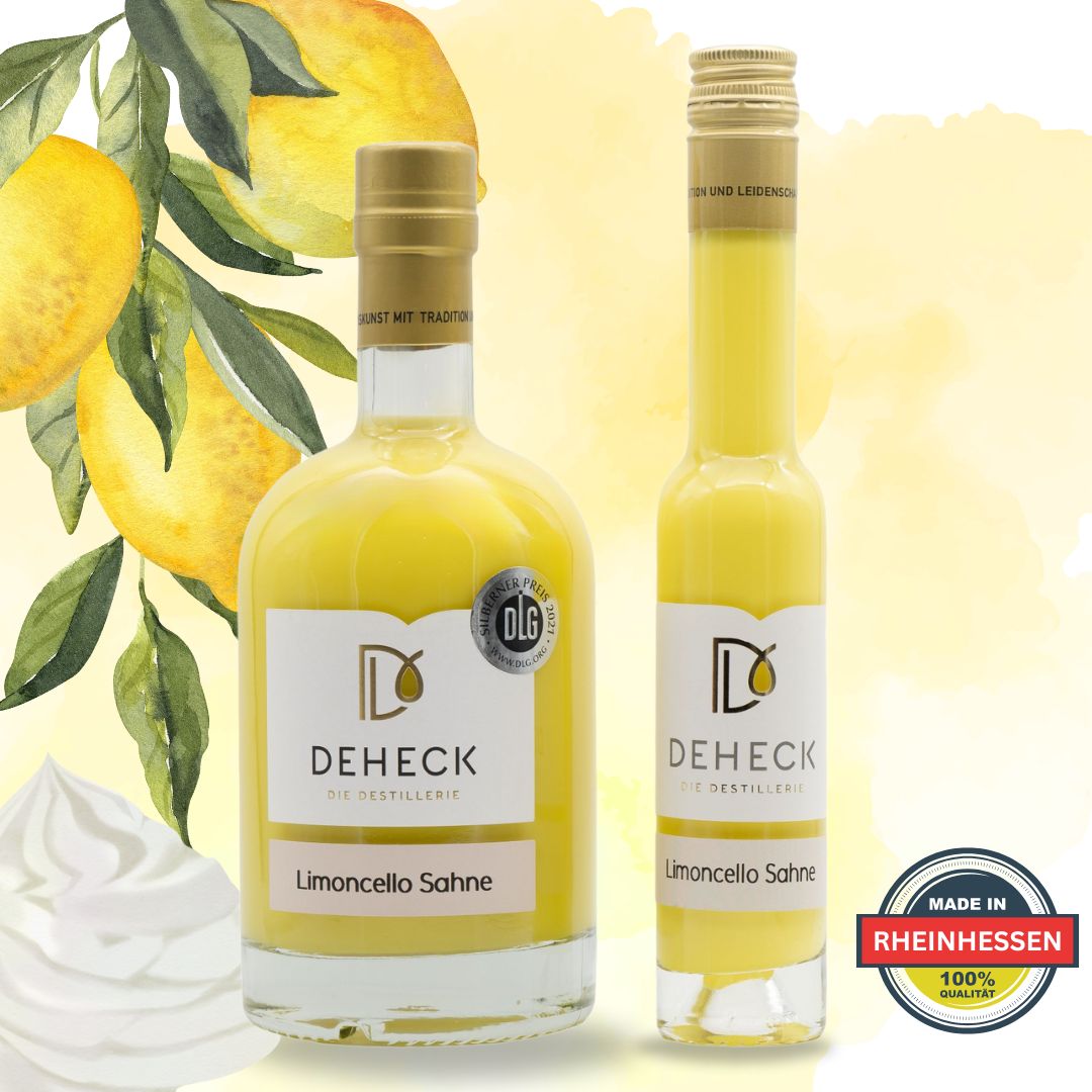 Limoncello Sahnelikör | trendiger Limoncello Likör in cremiger Sahne | 15%