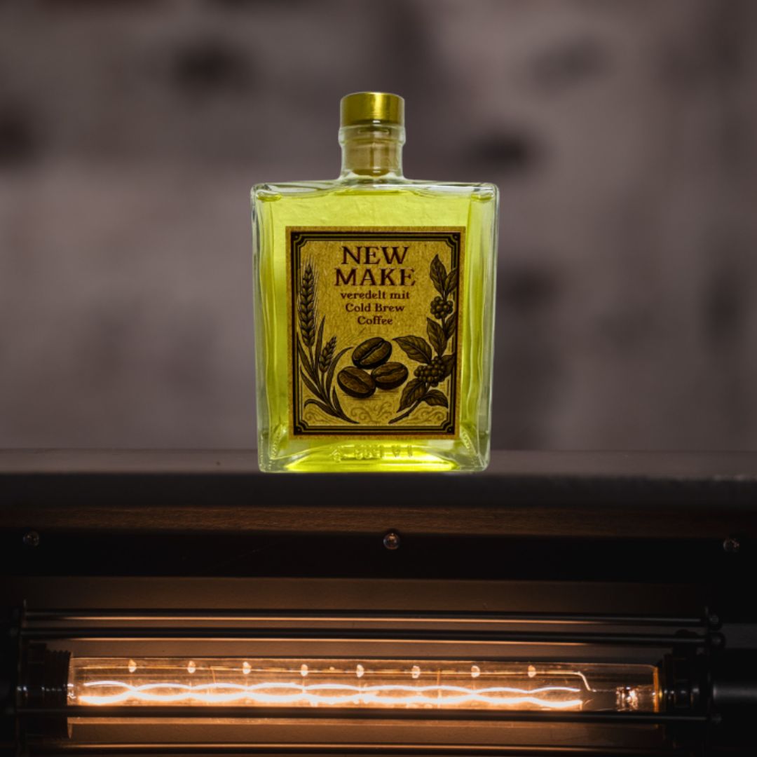 New Make mit Cold Brew veredelt | gelagert in Ton-Amphore im Whisky-Keller Alzey | 43%