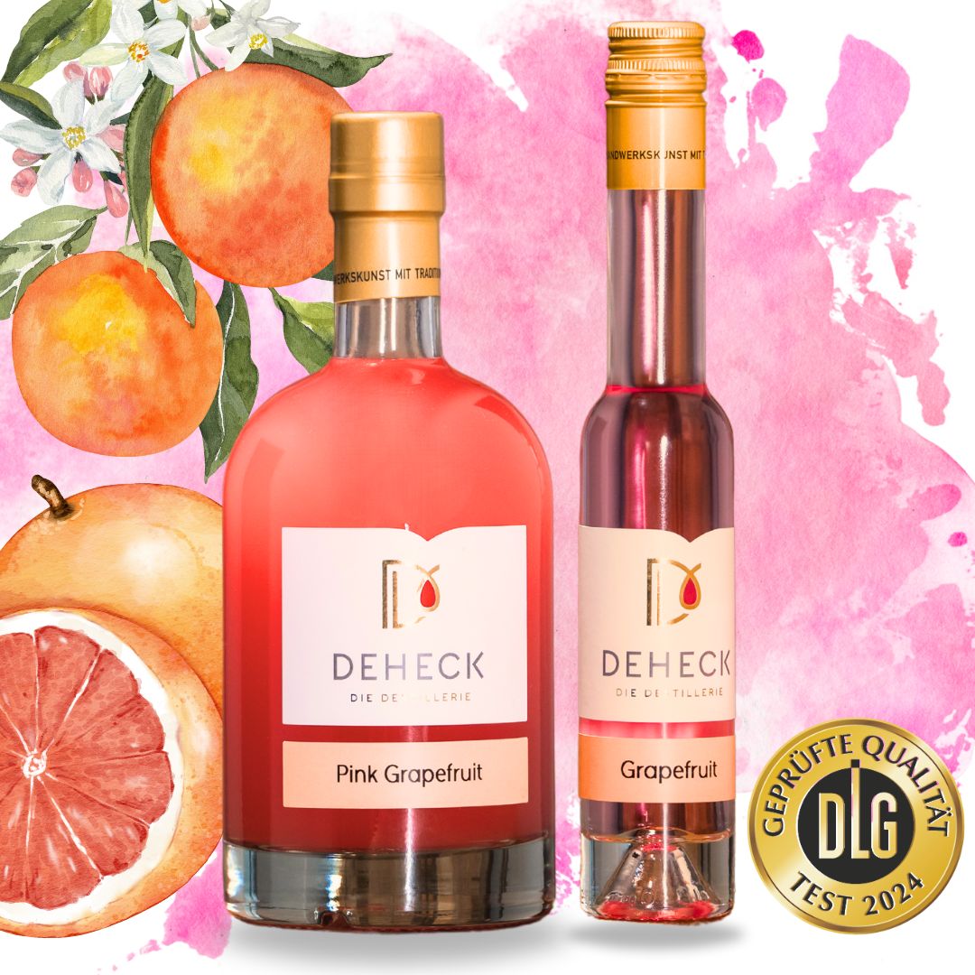 Pink Grapefruit Likör | knalliger Fruchtlikör mit Grapefruit Geschmack | 20%