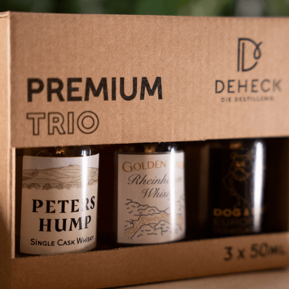 Whisky Geschenk 3 Whiskys von Deheck als Mini Whisky Tasting Set