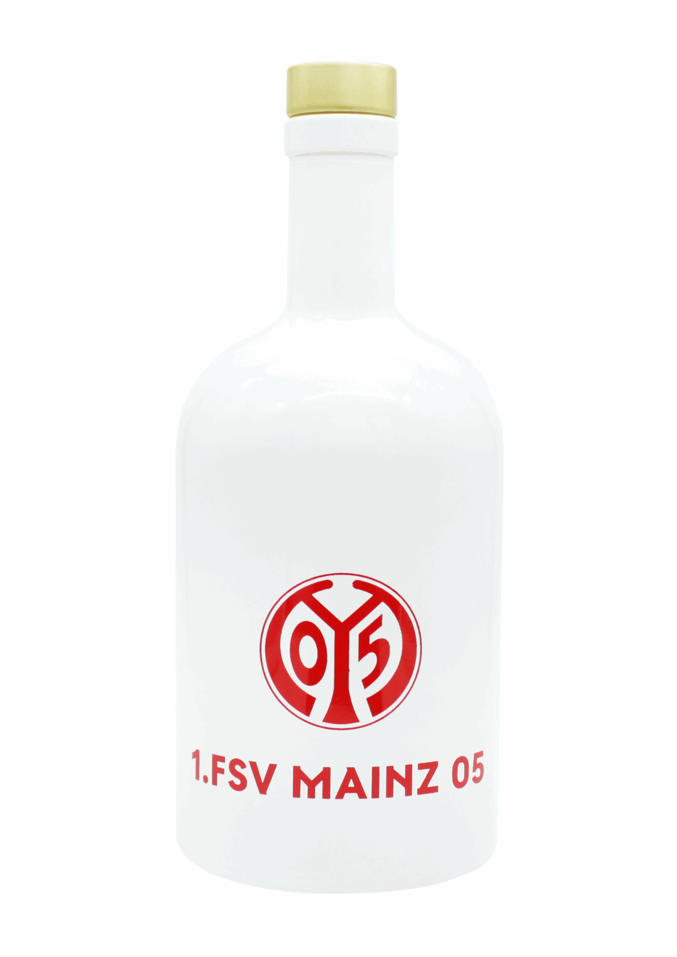 Pflaumen Spirituose Mainz 05 in 500 ml Flasche von der Destillerie und Likörmanufaktur Deheck