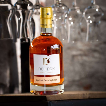Apricot Brandy Likör von Deheck in der 500 ml Flasche