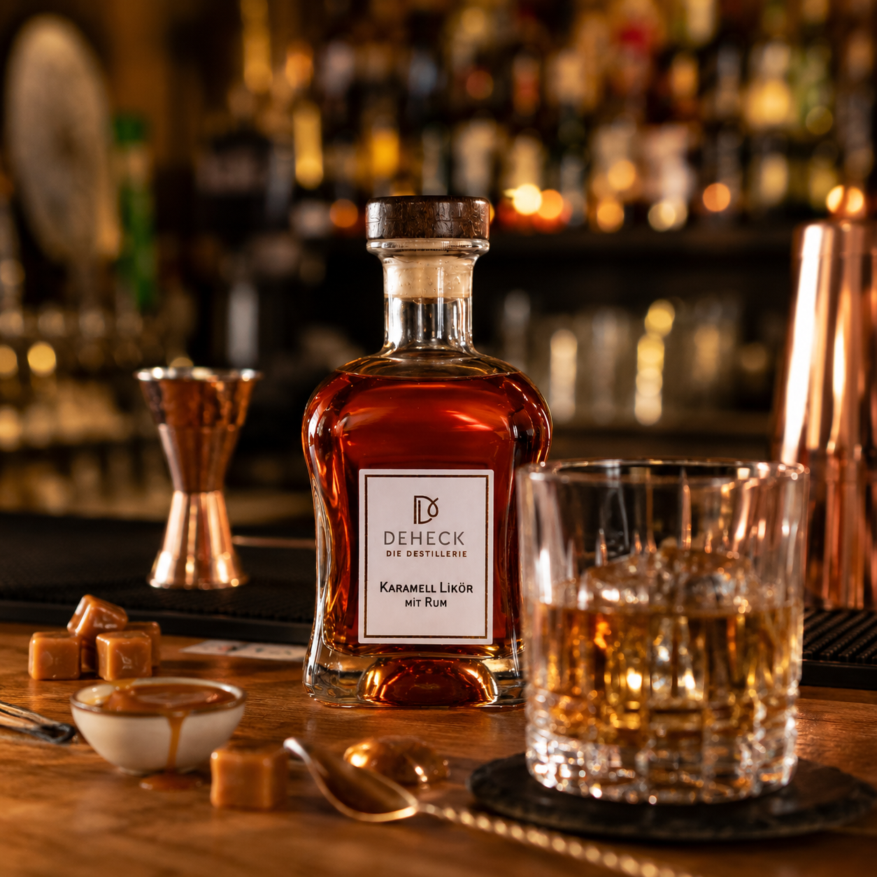 Karamell Likör | Toffee Likör mit Rum verfeinert | 35%