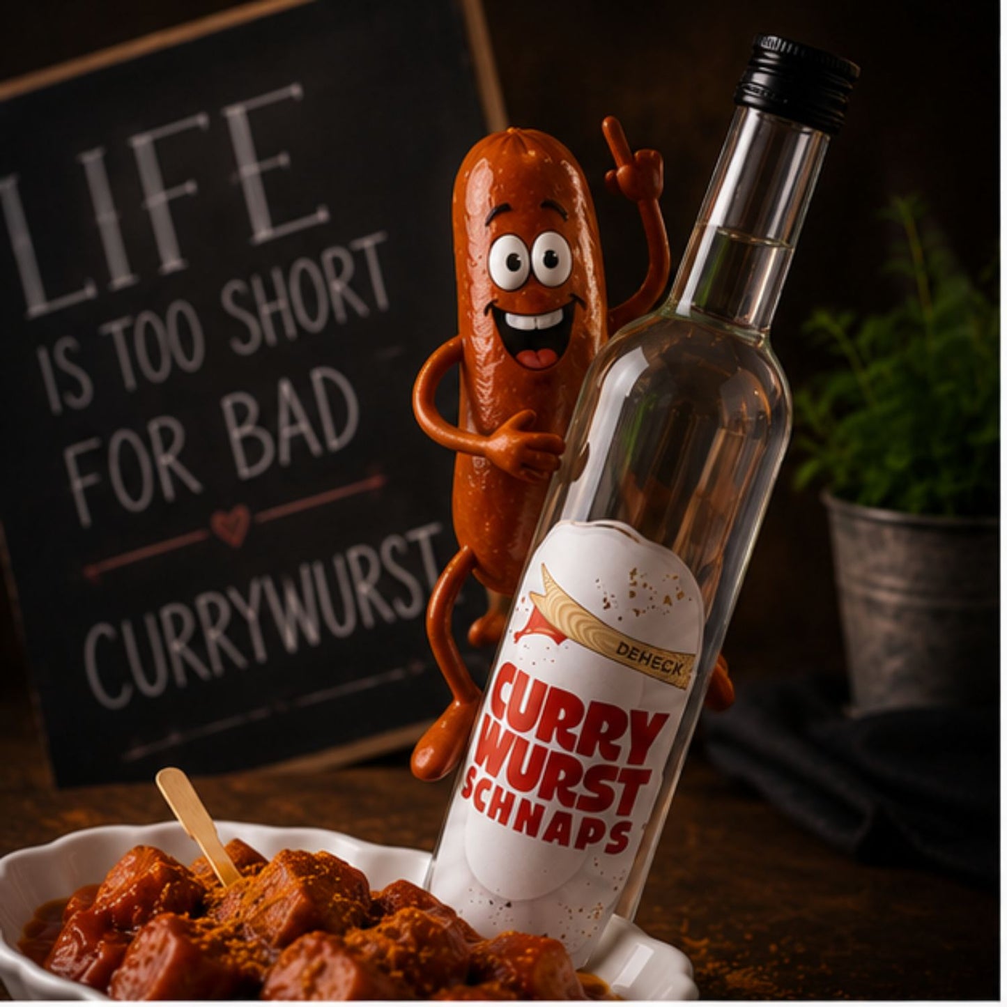 Currywurst Schnaps | nach Rezept von original Berliner Currywurst-Sauce Schnapsidee | 35%