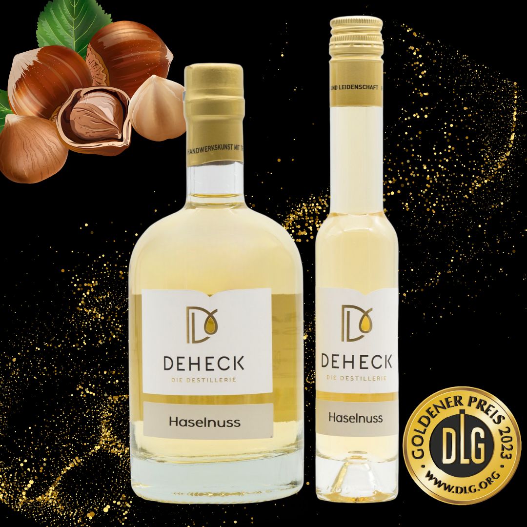 Haselnuss Spirituose | Haselnuss Schnaps mit intensivem Nuss-Geschmack | 35%