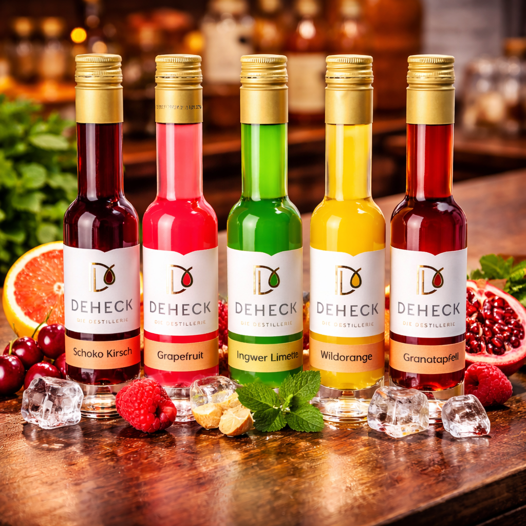 Spritz & Cheers Set (+ gratis Cocktail Mix Set) | 5 fruchtige Liköre für 15 perfekte Spritz Drinks