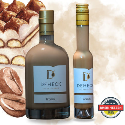Tiramisu Sahnelikör | klassischer Dessert Likör im Tiramisu Style | 15%