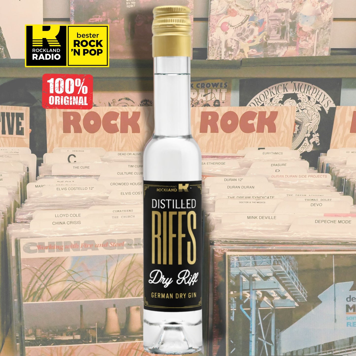 Rockland Radio Gin | deutscher Dry Gin mit 11 Botanicals | 42% | Distilled Riffs