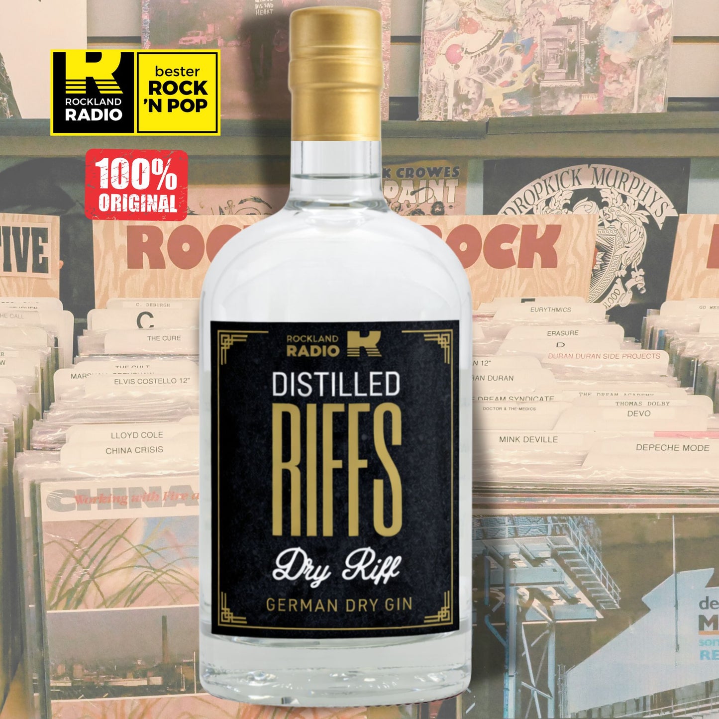 Rockland Radio Gin | deutscher Dry Gin mit 11 Botanicals | 42% | Distilled Riffs