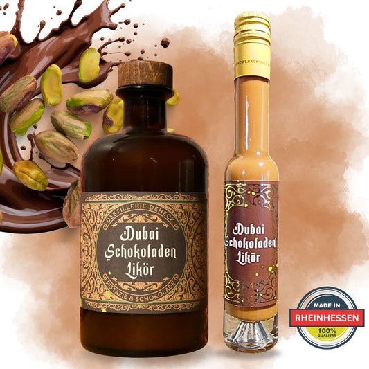 Dubai Schokolade Sahnelikör | authentischer Dubai Likör wie die Trend-Schokolade | 15%