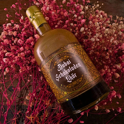 Dubai Schokolade Sahnelikör | authentischer Dubai Likör wie die Trend-Schokolade | 15%