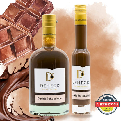 Dunkle Schokolade Sahnelikör | intensiver Schoko Likör in cremiger Sahne  | 15%