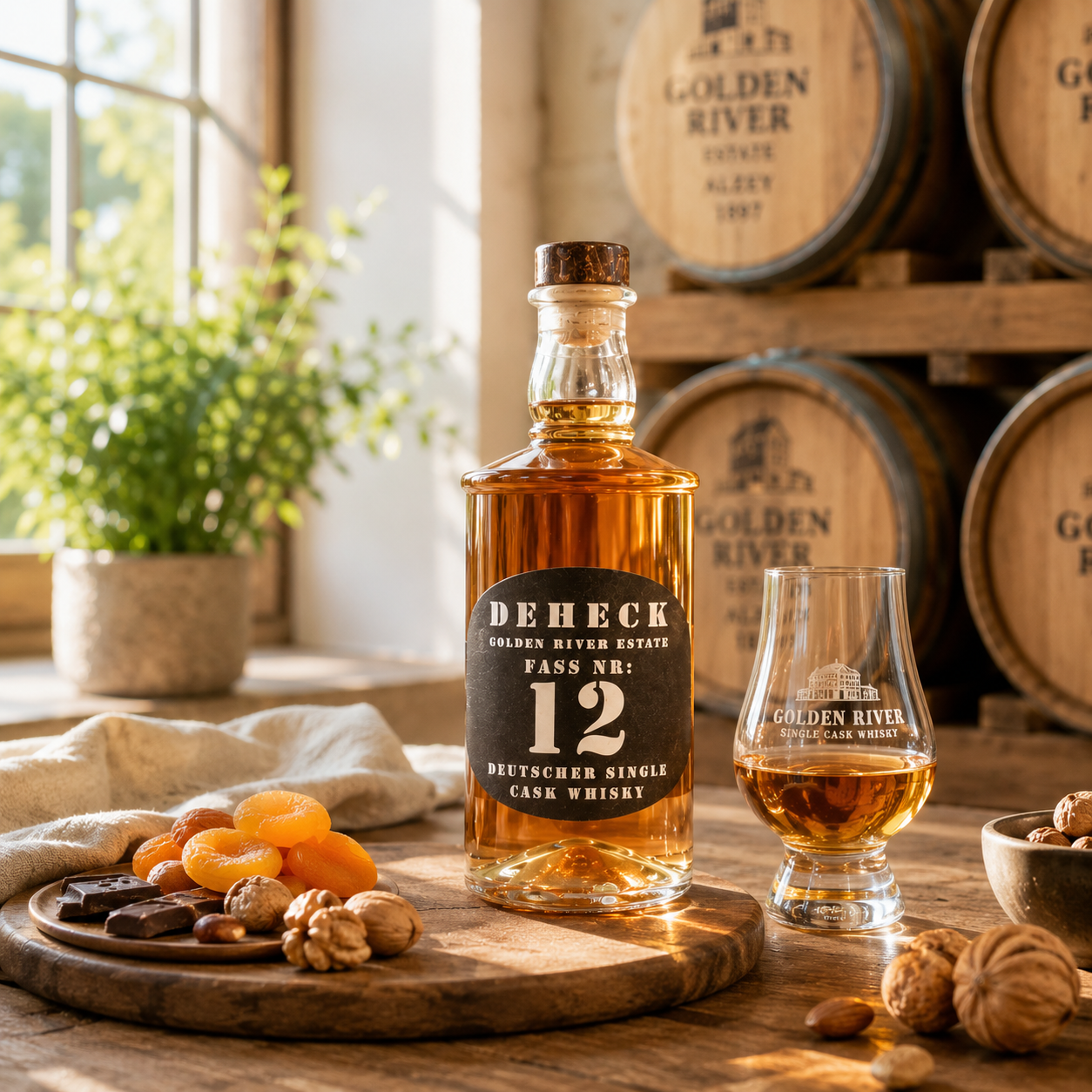 Deutscher Whisky Fass #12 Golden River Estate | Single Cask Whisky | 44%