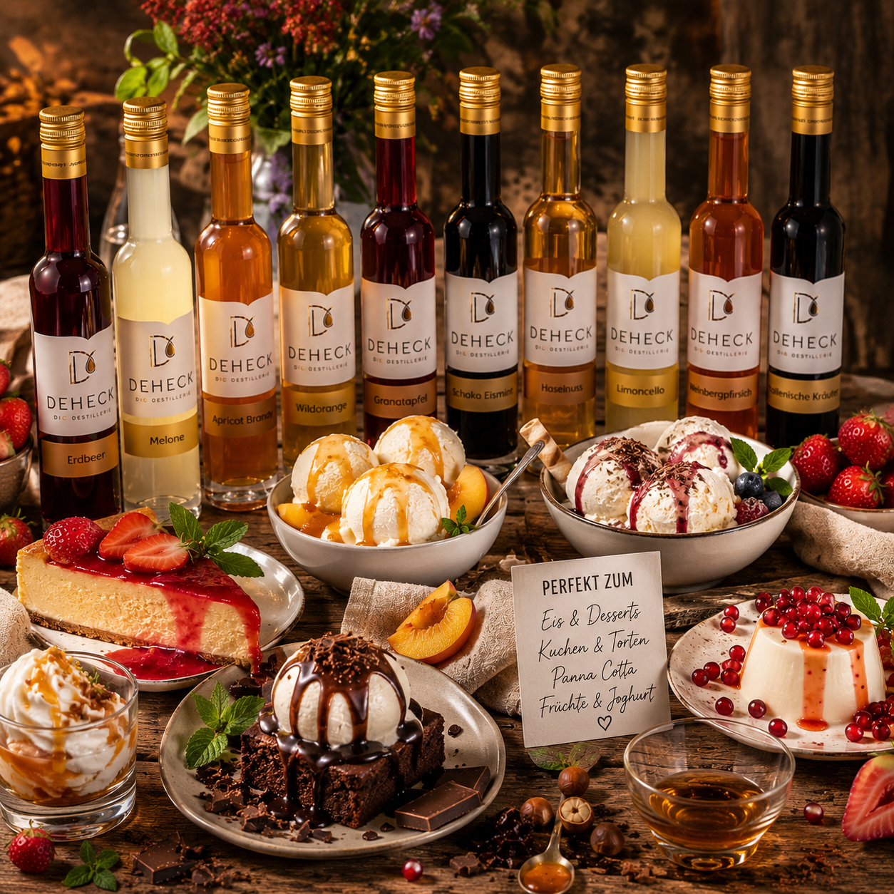 Probierpaket Likör fruchtig & kreativ | 10 x 0,1 L Fruchtlikör Set